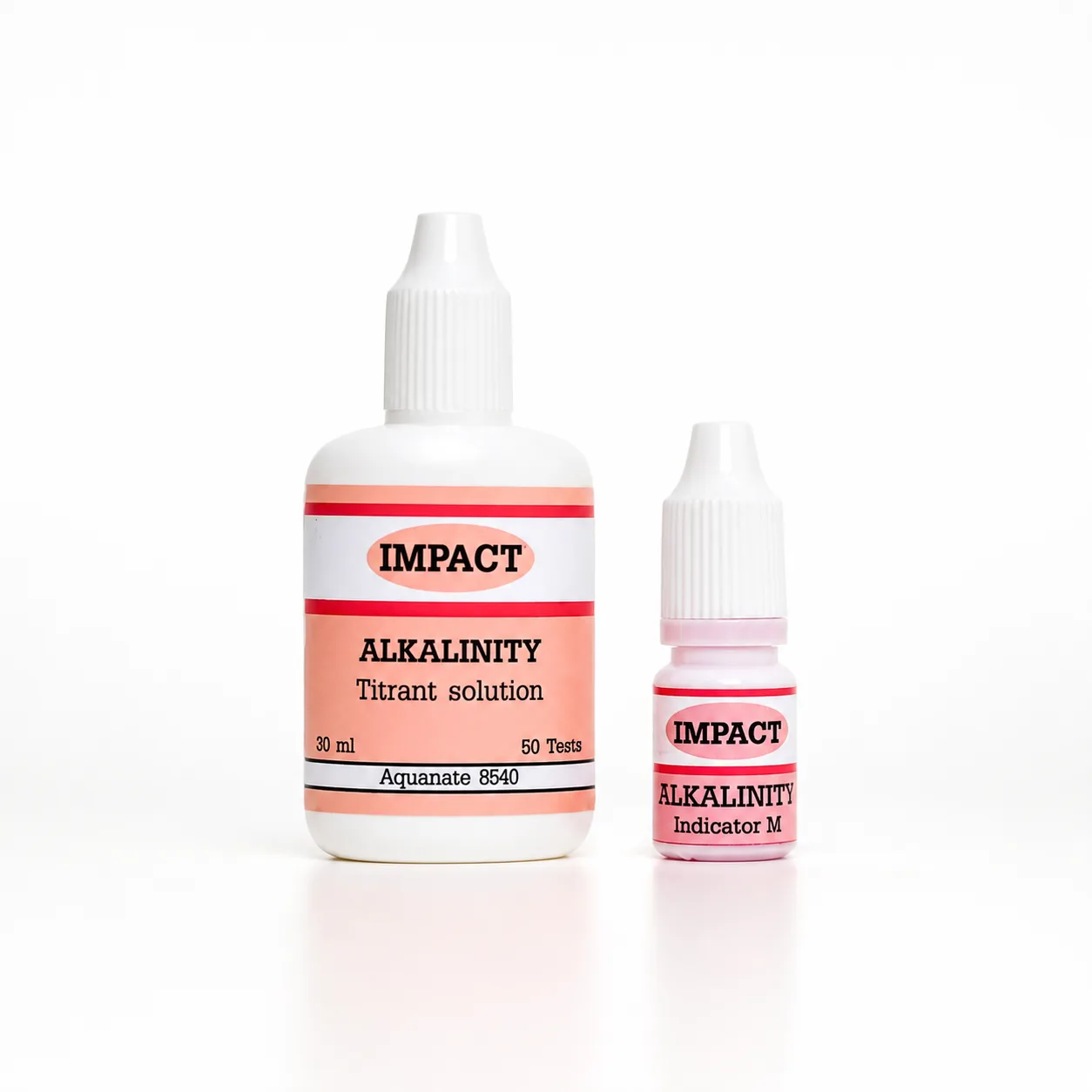 ชุดตรวจอัลคาไลน์ IMPACT 8540 ขวด Titrant solution 30 ml และ Indicator M